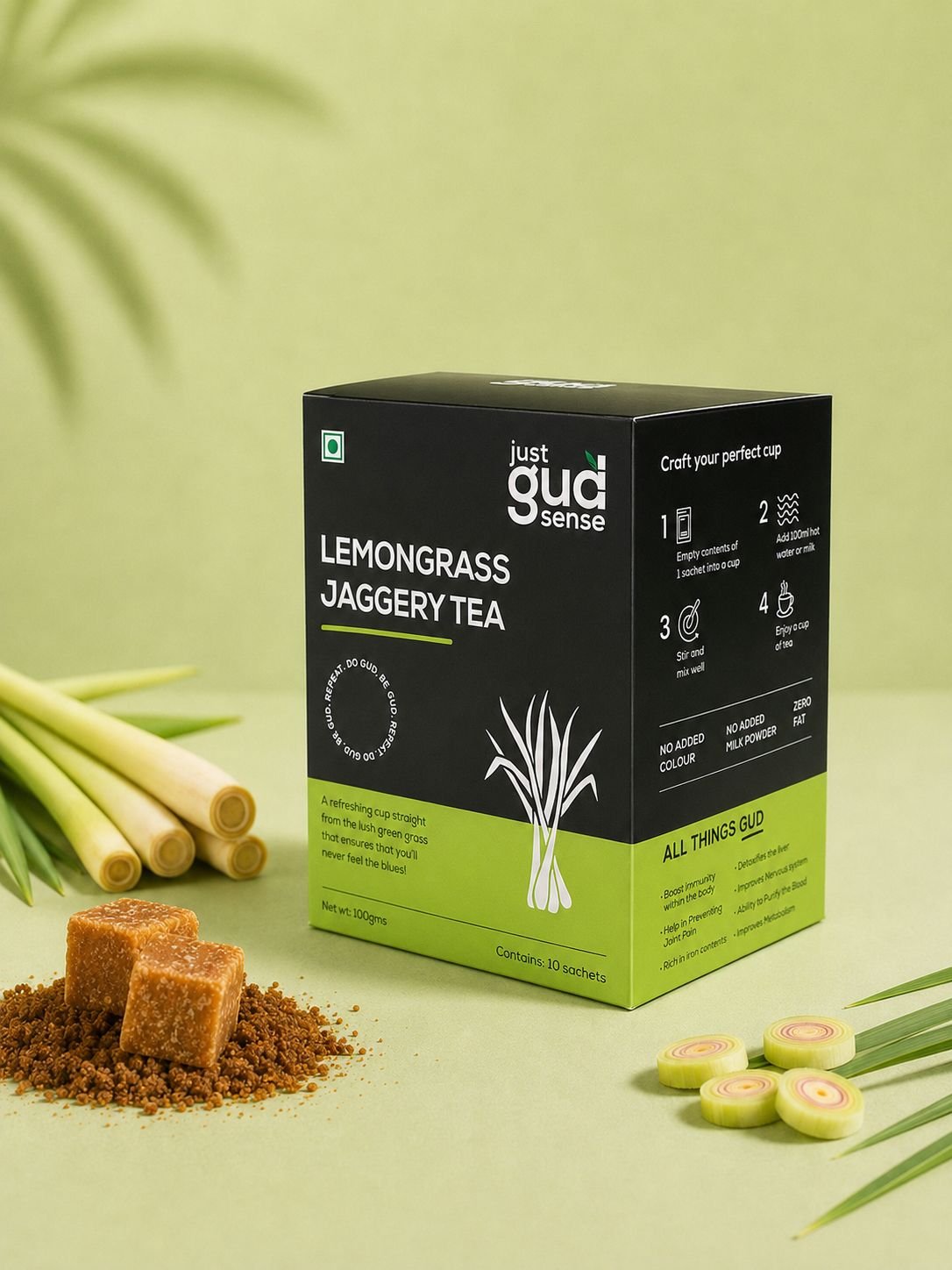 Graphic Angle (3) LEMONGRASS JAGGERY TEA - Image 1